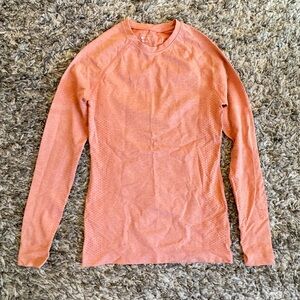 Women's Long Sleeve Top - Coral